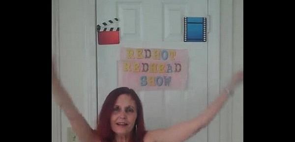  Redhot Redhead Show (see through dress flashing)